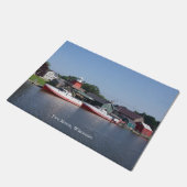 Zwei Flüsse, Wisconsin Door Mat Fußmatte (Schrägansicht)