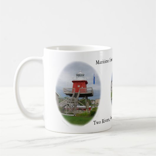 Zwei Flüsse, Wisconsin, maritime Tasse (Links)