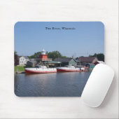 Zwei Flüsse, Wisconsin Mousepad (Mit Mouse)