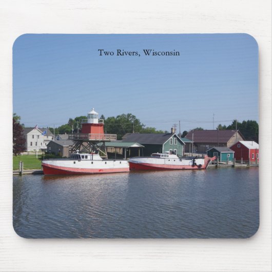 Zwei Flüsse, Wisconsin Mousepad (Vorne)