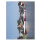 Zwei Flüsse, Wisconsin-Tischleinen Tischdecke (Vorderseite)