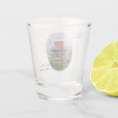 Zwei Flusses Pivers Lichtschussglas Schnapsglas (Rückseite)