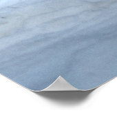 Zwei Flying Canada Gänse und Winter Pond Wildlife Poster (Ecke)