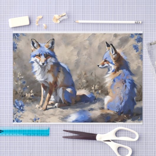 Zwei Fohlen Dekoupage Tissue Paper Seidenpapier (Handwerk)