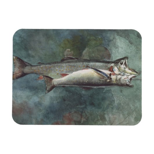 Zwei Forellen Magnet (Horizontal)