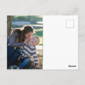 Zwei Foto beidseitig erstellen Sie Ihr eigenes Fot Postkarte (Rückseite)