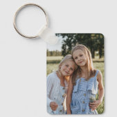 Zwei Foto beidseitig mit benutzerdefinierten Regel Schlüsselanhänger (Vorderseite)