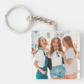 Zwei Foto-Doppelfreunde Schlüsselanhänger (Vorderseite)