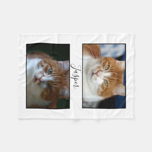 Zwei Foto Fleece Blanket (Vorderseite (Horizontal))