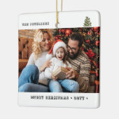 Zwei Foto Glück ist .. Niedliches Minimalistisch Keramikornament (Links)