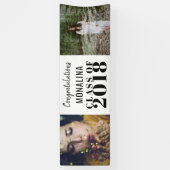 Zwei Foto-graduierte mutige Glückwünsche Banner (Vertikal)