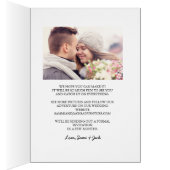 Zwei Foto-Kalligrafie-Save the Date-Karte (Innen (Rechts))