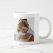 Zwei-Foto-Minimalist   Jumbo-Tasse (Rechts)