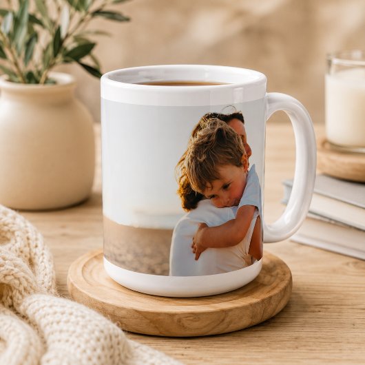 Zwei-Foto-Minimalist   Jumbo-Tasse