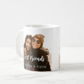 Zwei Foto-Personalisierter Name Kaffeetasse (Vorderseite Links)