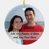 Zwei Foto Weihnachten, andere Feiertage Ornament (Hinten)