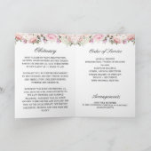 Zwei Fotos Beerdigung Feier des Lebensprogramms Programm (Innenseite)