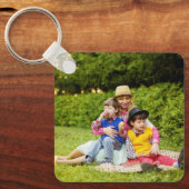 Zwei Fotos | Doppelseitig Schlüsselanhänger (Vorderseite)