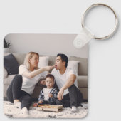 Zwei Fotos | Doppelseitig Schlüsselanhänger (Rückseite)