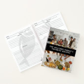 Zwei Fotos einfache Familienrezepte Notizblock (Innenseite)