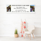 Zwei Fotos Geschäftskontaktinformationen bearbeite Banner (Insitu)