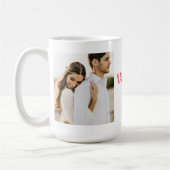 Zwei Fotos | Happy Valentines Day | Couple Gift Kaffeetasse (Links)