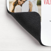 Zwei Fotos | Happy Valentines Day | Couple Gift Mousepad (Ecke)