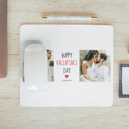 Zwei Fotos | Happy Valentines Day | Couple Gift Mousepad