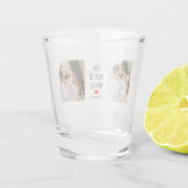 Zwei Fotos | Happy Valentines Day | Romantisches Z Schnapsglas (Rückseite)