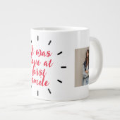 zwei Fotos Liebe bei First Lächelvalentine Jumbo-Tasse (Vorderseite Rechts)