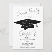 Zwei Fotos mit Gold Glitzer Abschluss Karte (Vorderseite)