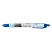 ZWEI Fotos, Name Datum, Text auf blau Kugelschreiber (Unterseite)