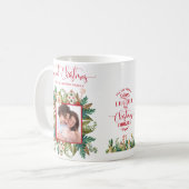 Zwei Fotos, süße Weihnachten, Grüne und Kekse Kaffeetasse (Vorderseite Links)