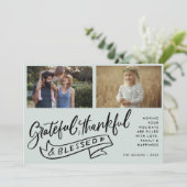 Zwei Fotos Weihnachten (Stehend Vorderseite)