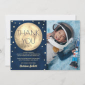 Zwei Fotos zum 2. Geburtstag Dankeskarte (Vorderseite)