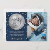 Zwei Fotos zum 2. Geburtstag Dankeskarte (Vorderseite)