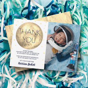 Zwei Fotos zum 2. Geburtstag Dankeskarte