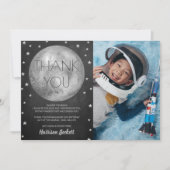 Zwei Fotos zum 2. Geburtstag Dankeskarte (Vorderseite)