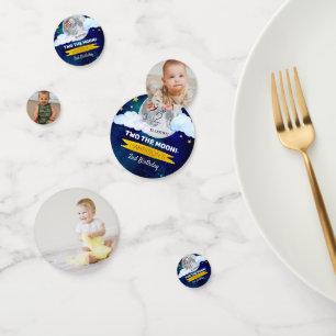 Zwei Fotos zum 2. Geburtstag des Party Konfetti