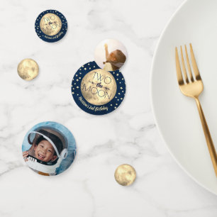 Zwei Fotos zum 2. Geburtstag des Party Konfetti