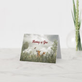 ZWEI FOX DENKEN AN IHRE KARTE (Vorderseite)