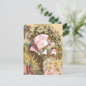 Zwei französische Damen und ein Rahmen Postkarte (Stehend Vorderseite)