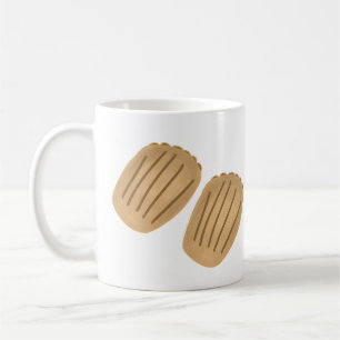 Zwei französische Madeleine-Gebäckgeschenke Kaffeetasse