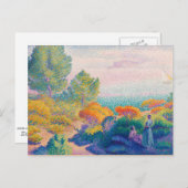 Zwei Frauen an der Küste, berühmtes Bild, Postkarte (Vorne/Hinten)