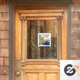 Zwei Frauen an der Küste von Henri-Edmond Cross Fensteraufkleber