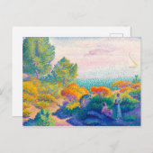 Zwei Frauen an Land, mediterran | S.E. Cross | Postkarte (Vorne/Hinten)