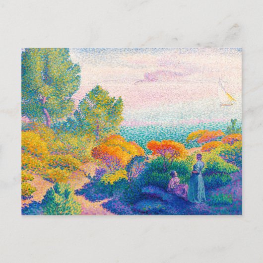 Zwei Frauen an Land, mediterran | S.E. Cross | Postkarte (Vorderseite)