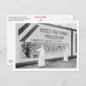 Zwei Frauen bereiten 1914 ein Poster vor Postkarte (Vorne/Hinten)