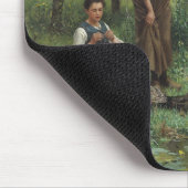 Zwei Frauen, die durch Ritter Daniels Ridgway Mousepad (Ecke)