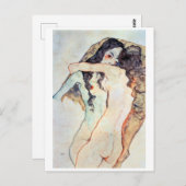 Zwei Frauen | Egon Schiele | Postkarte (Vorne/Hinten)